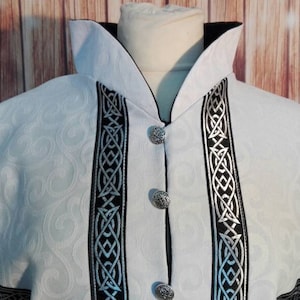 Fantasy livery, men&#39;s jacket, duster, knight&#39;s greatcoat, grv costume, larp costume