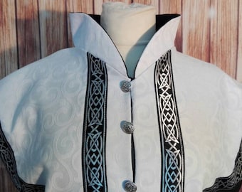 Fantasy livery, men's jacket, duster, knight's greatcoat, grv costume, larp costume