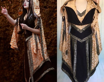 vestido larp guerrero fantasía en diferentes colores