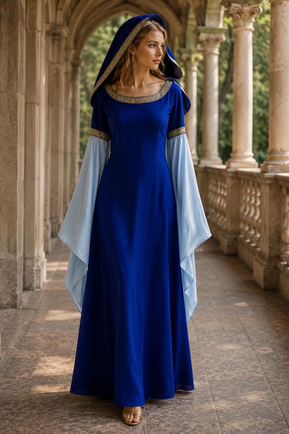 arwen dress blue Part 1 of sewing Arwen's iconic from Lord of the Rings! This fabric is sooo soft can't wait to wear her. #LOTRCosplay #ArwenCosplay #SewingInProgress #HandmadeCostume #FantasyFashion #CosplayMaking #LordOfTheRings #cosplaycommission A satin Arwen Elf Dress Lord of