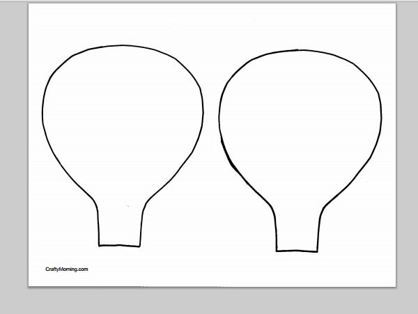 Hot Air Balloon Template Printable - Il Fullxfull.741717044 Mueu 