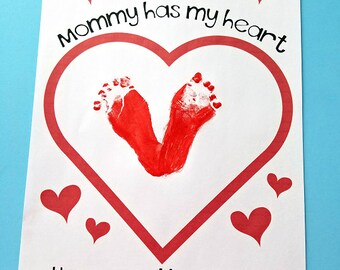 Imprimible Día de la Madre "Mami tiene mi corazón"
