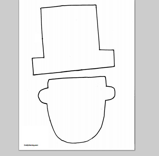 Fork Print Leprechaun Craft Template Etsy Fork Print Leprechaun Craft Template Etsy