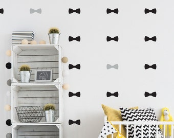 Bow tie decal, bow tie decals, bow tie wall decal, bow tie wall decals, bow decal, bow wall decal, bow decals, bow vinyl decals, bow #088