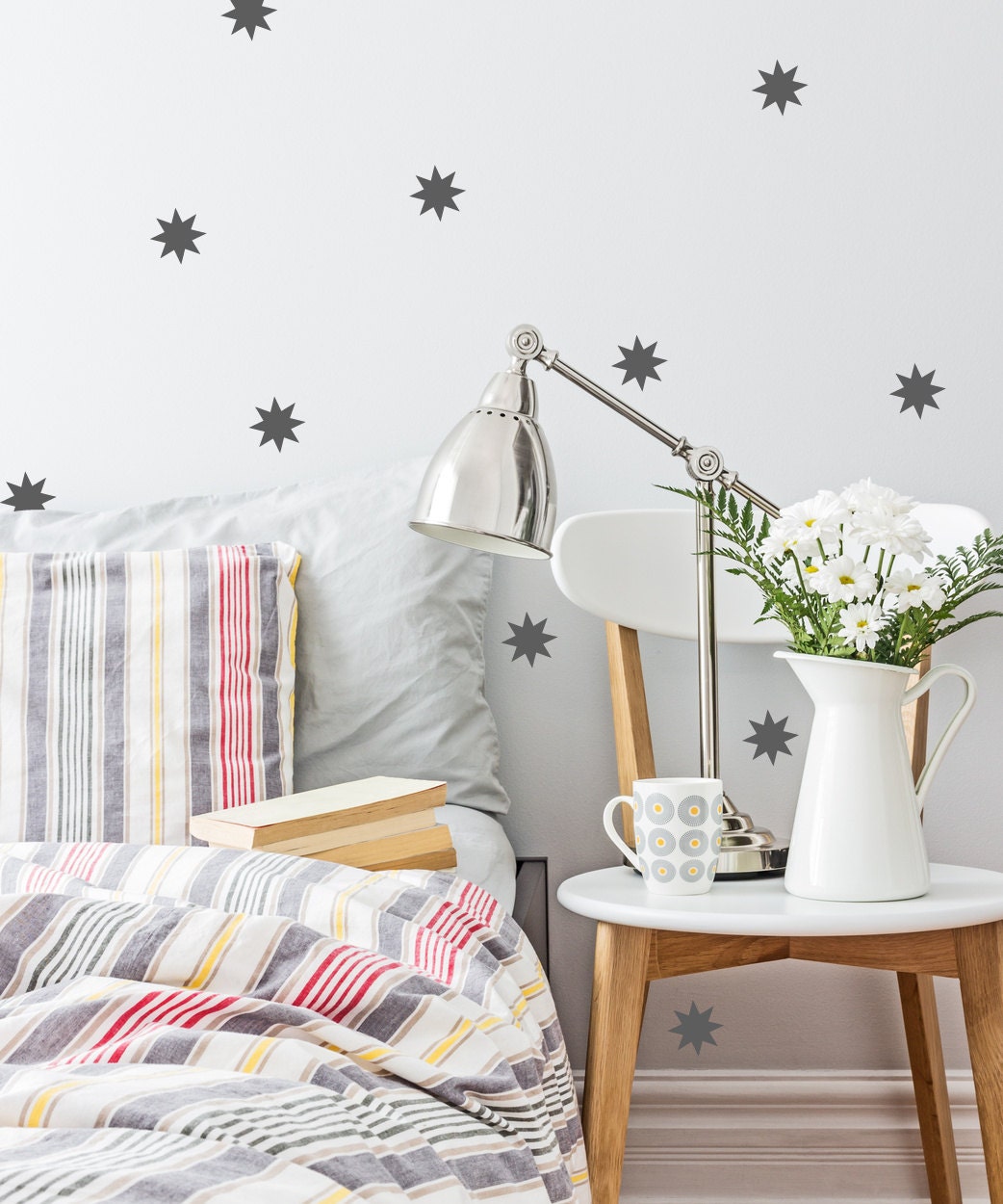 Starburst Wall Decals Star Decals Wall Stickers Nursery Etsy UK