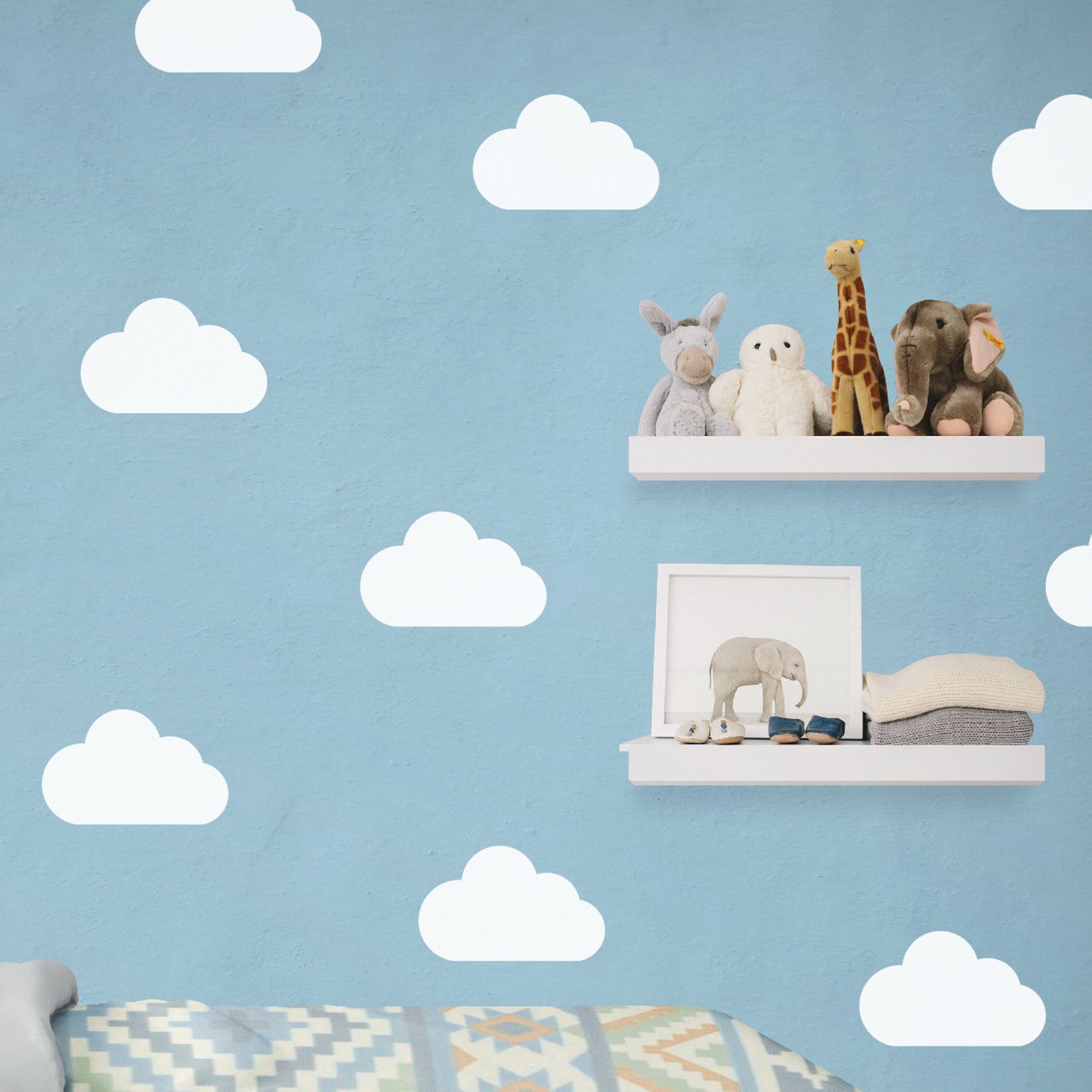 Cloud decals cloud wall decals clouds nursery cloud cloud Etsy