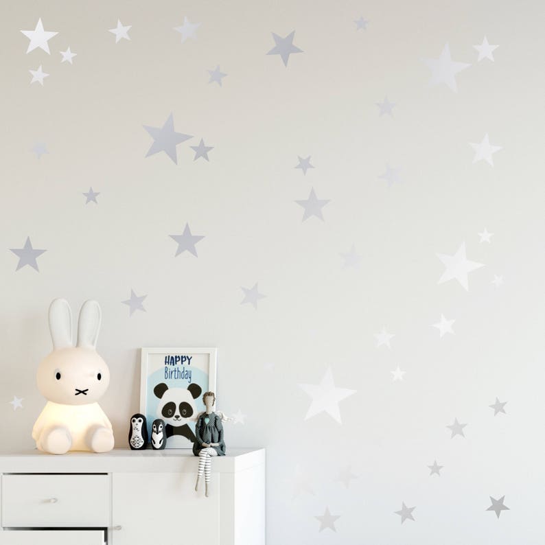 Star Wall Decals Nursery Wall Decals Confetti Star Decals Etsy Sweden