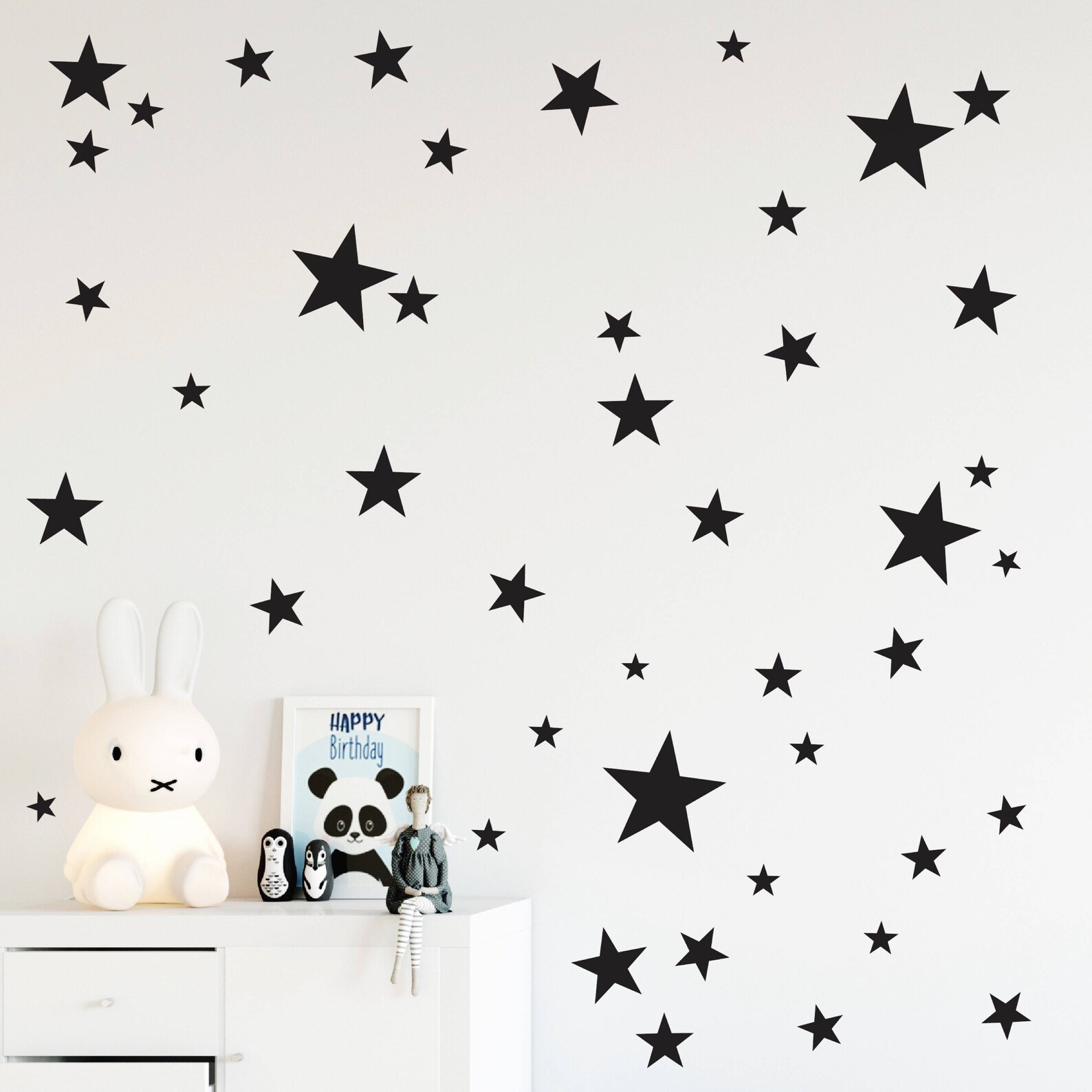Star wall decals Nursery wall decals Confetti star decals Etsy