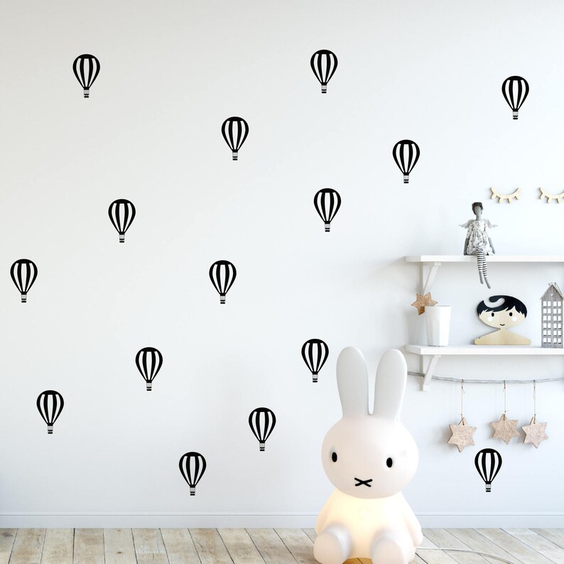 Hot Air Balloon Wall Decorations Nursery Wall Decals Baby Etsy Sweden