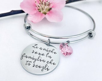 Bracciale Persolalizzabile, Bracciale Frase, Bracciale Personalizzato, Regalo Amica, Regalo Motivazionale