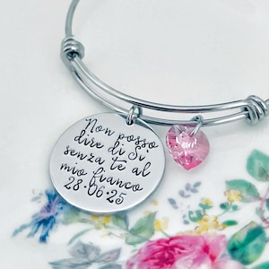 Personalized Bridesmaid Bracelet, Custom Bridesmaid Gift, I Cannot Say I Do Without You, Personalized Bridesmaid Gift, Bridesmaid Jewelry
