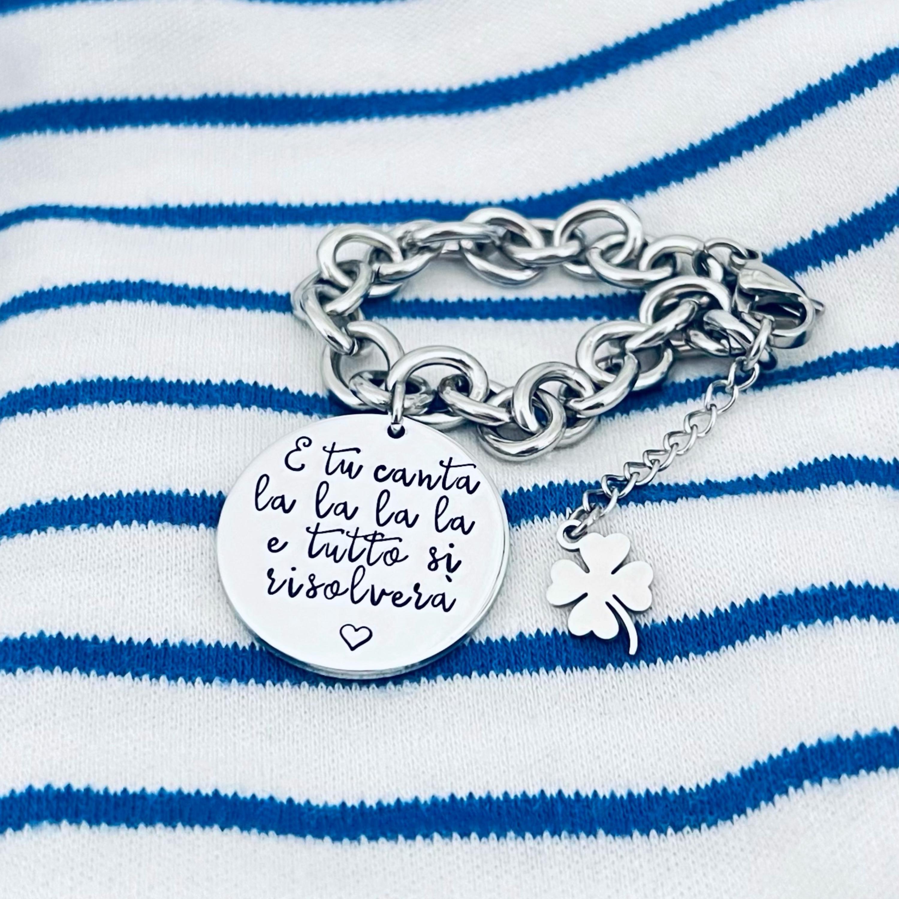 Bracciale Aperto Regolabile In Acciaio Inossidabile Con Frase Ispiratrice Incisa Dentro - Regalo Originale Per Donna, Ragazza, Amica O Fidanzata - Confezione Regalo Inclusa - 2