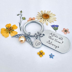 After all this time Keychain, Motivational Custom Gift, After all this time Gift