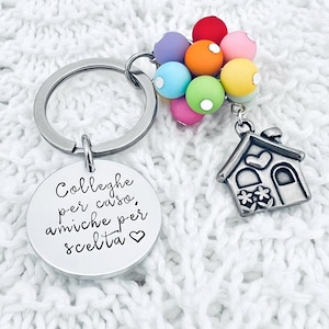 New Home Custom Keychain,Newlywed Custom Keychain, Personalized Anniversary Keychain, Up Inspired Keychain image 8