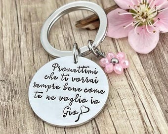 Portachiavi Personalizzato, Regalo Personalizzato, Portachiavi Motivazionale