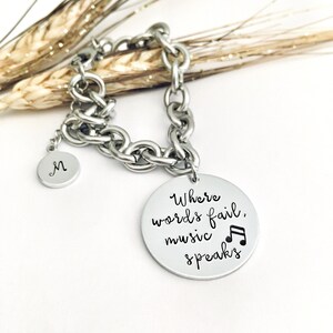 Custom Quote Bracelet, Personalized Bracelet, Custom Chain Bracelet, Custom Dog Tag Bracelet, Personalized Bracelet, image 4