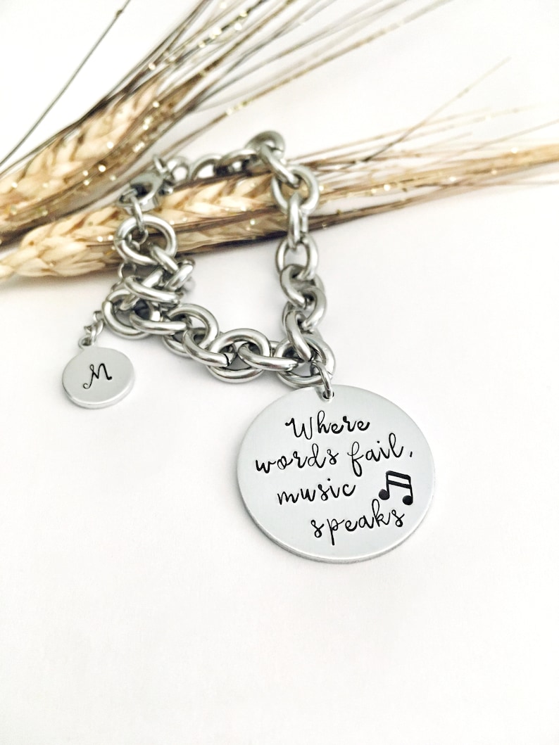 Custom Quote Bracelet, Personalized Bracelet, Custom Chain Bracelet, Custom Dog Tag Bracelet, Personalized Bracelet, image 4