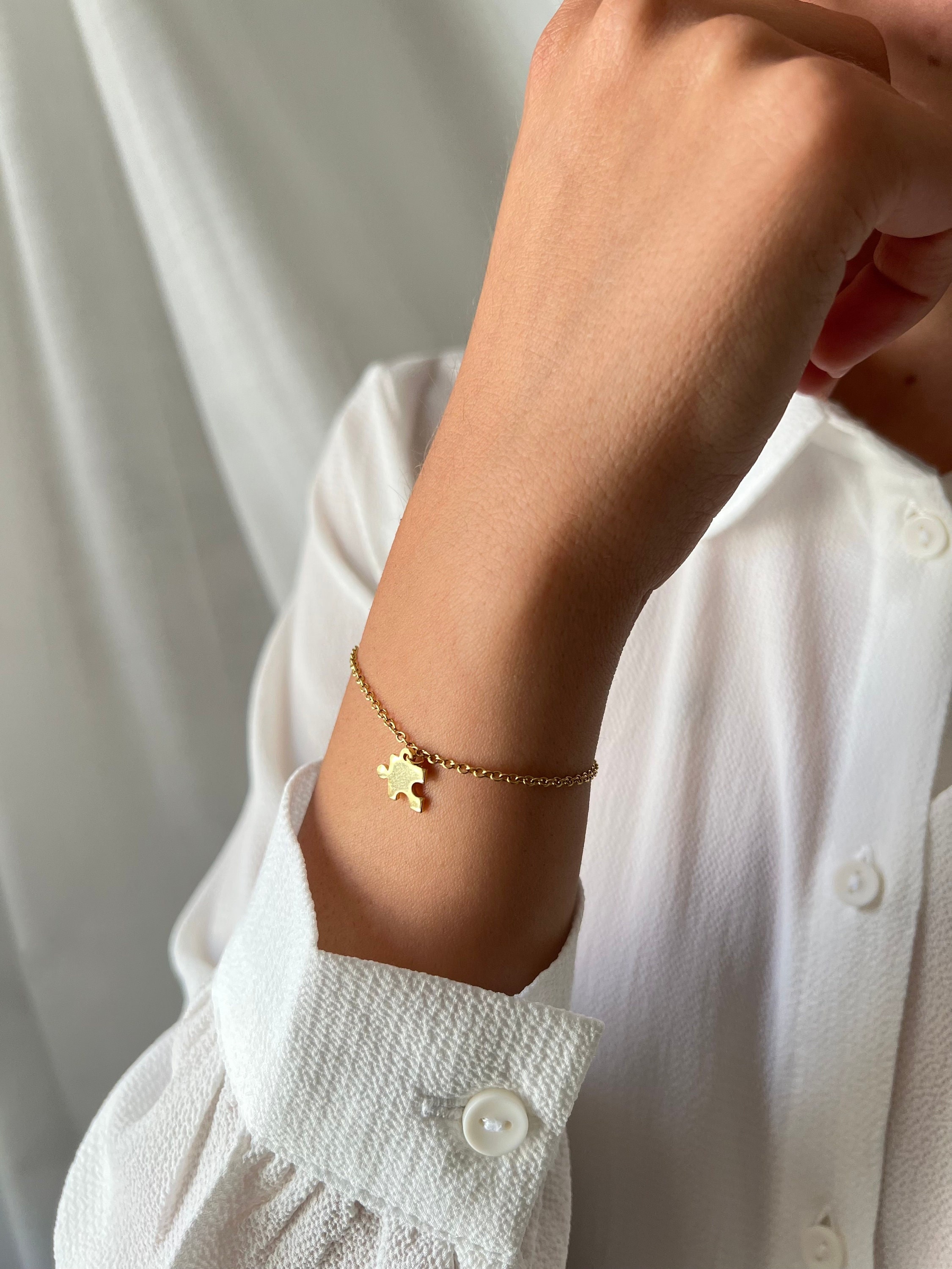 Puzzle Bracelet, Puzzle Piece Jewelry, Puzzle Jewelry