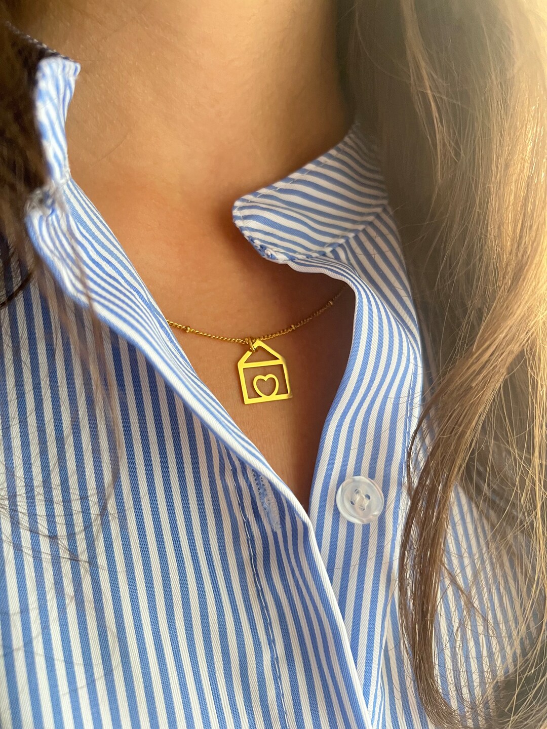House Necklace, House Shaped Jewelry - Etsy