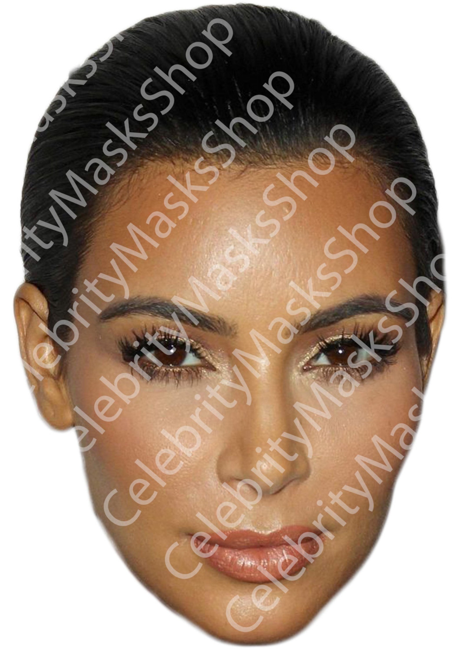 Kim Kardashian Printable Mask Fun Mask Etsy