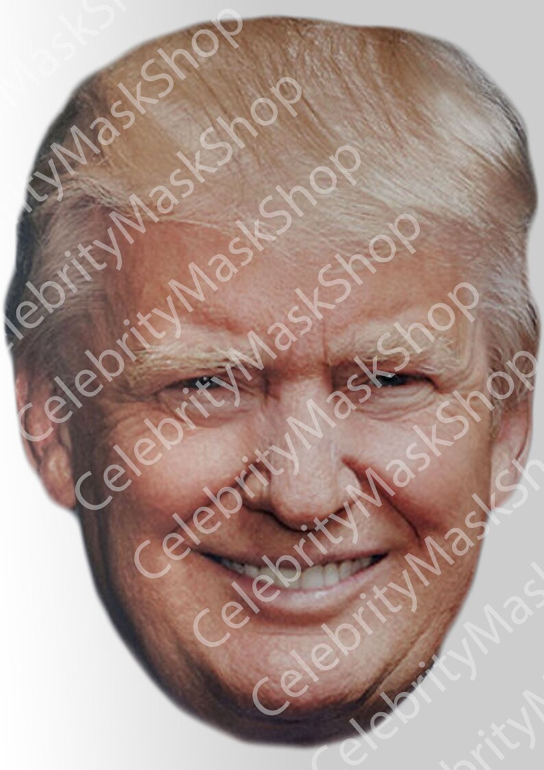 Donald Trump 3 printable masks fun mask | Etsy