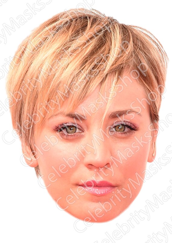 Kaley Cuoco Printable Mask Penny Fun Mask The Big Bang Theory Etsy