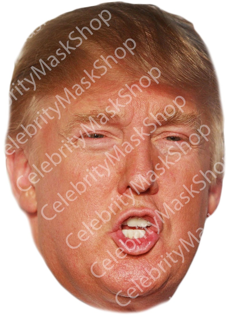 Donald Trump 3 printable masks fun mask | Etsy