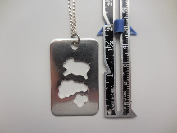 When Pigs Fly Rectangular Pendant & 24 Inch Chain… - image 6