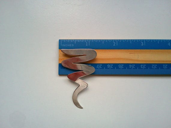 Sterling Silver Zig Zag Pin - image 2