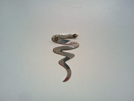 Sterling Silver Zig Zag Pin - image 7