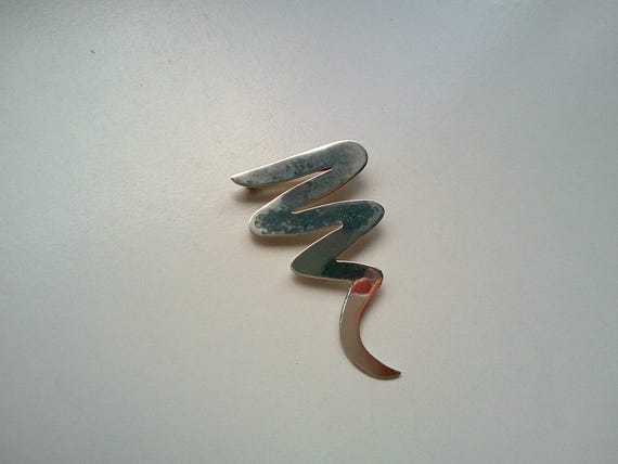 Sterling Silver Zig Zag Pin - image 4