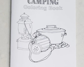 Camping Coloring Book