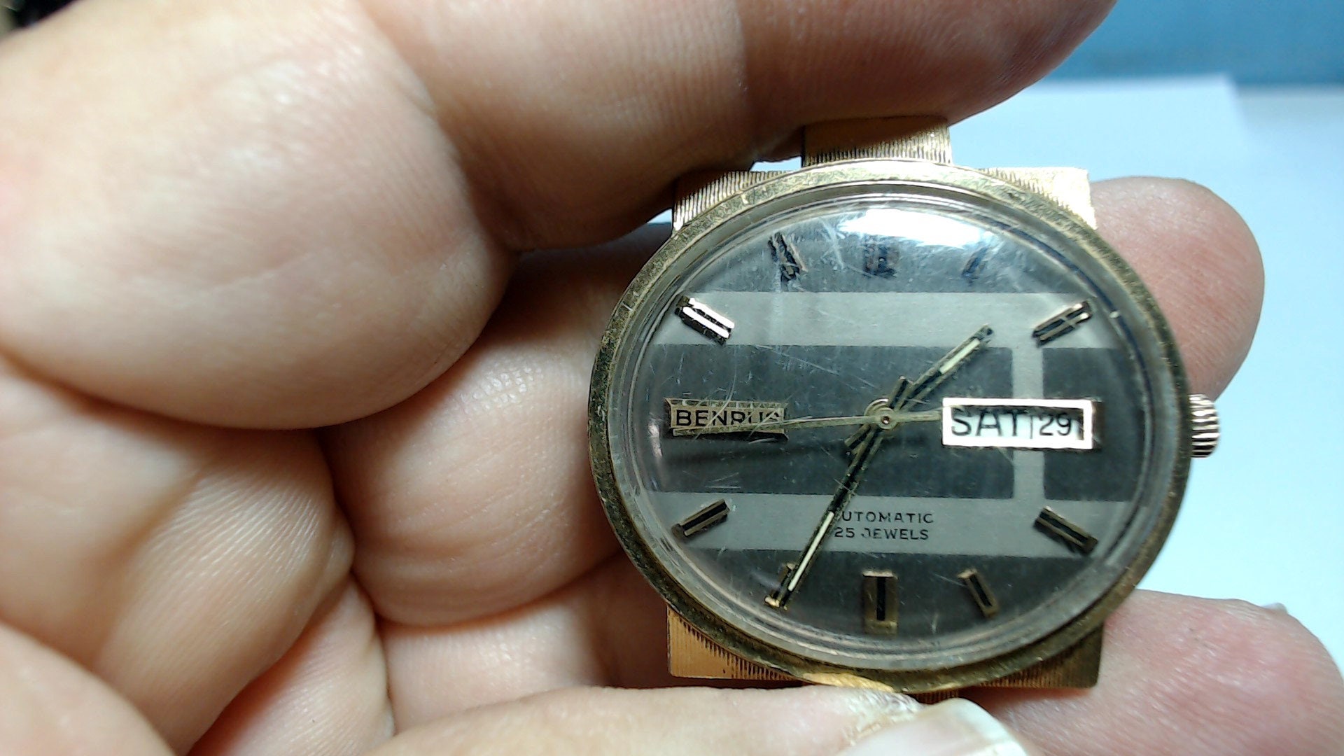 benrus 25 jewels self winding