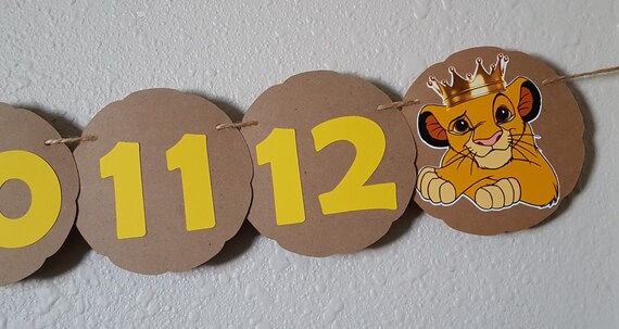 NEW Lion King Photo Banner Lion King Age Banner Lion King | Etsy