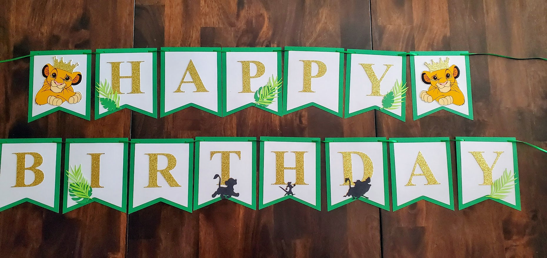Lion King Happy Birthday Banner Simba Birthday Banner Lion - Etsy