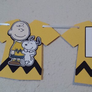 Charlie Brown Birthday Banner, Peanuts Birthday Banner, Charlie Brown ...