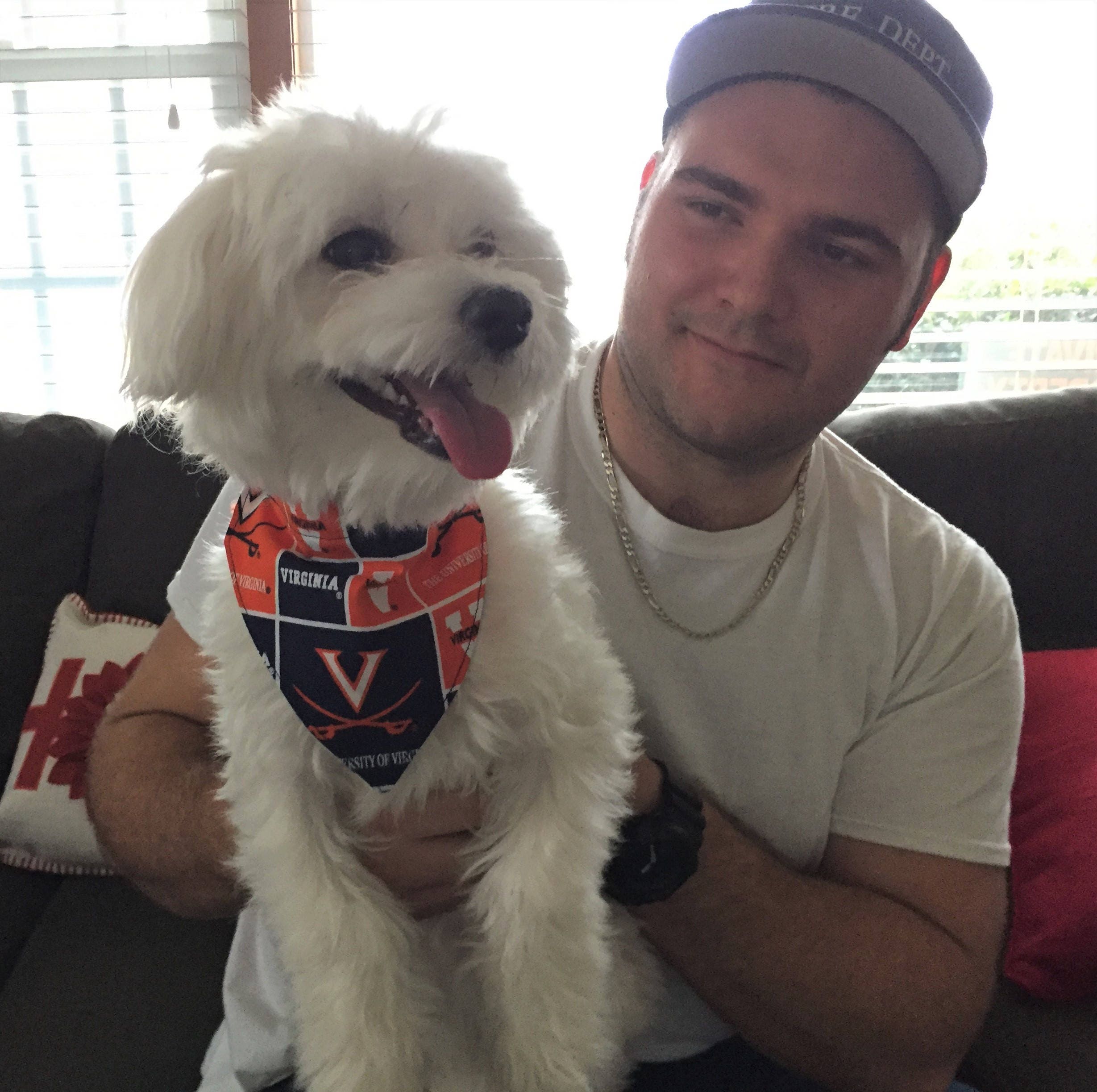 Medium University of Virginia Cavaliers Dog Bandana 