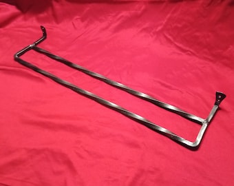Twisted Double Towel Bar, Simple Mount. Choose your length from  6" to 48" (The 24" version is shown)