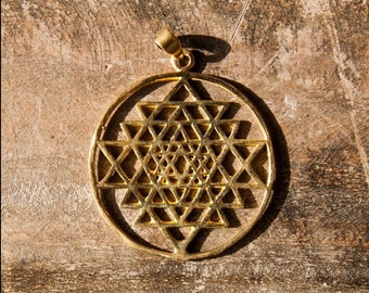Sri Yantra Pendant/ Sri Yantra Necklace