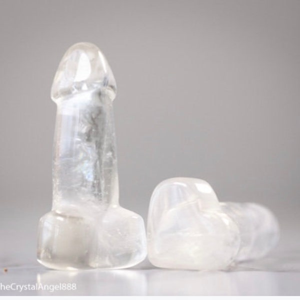 Quartz Crystal Phallus, Crystal Phallus, Art Deco Phallus, Bachlorette Party Gift, Fertility Stone, Unique Gift