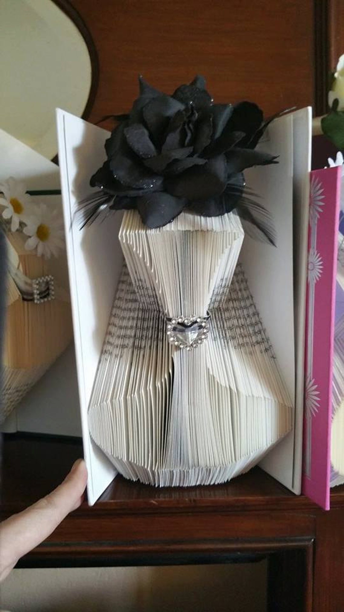 150 Fold Tall Vase Book Folding Pattern - Etsy