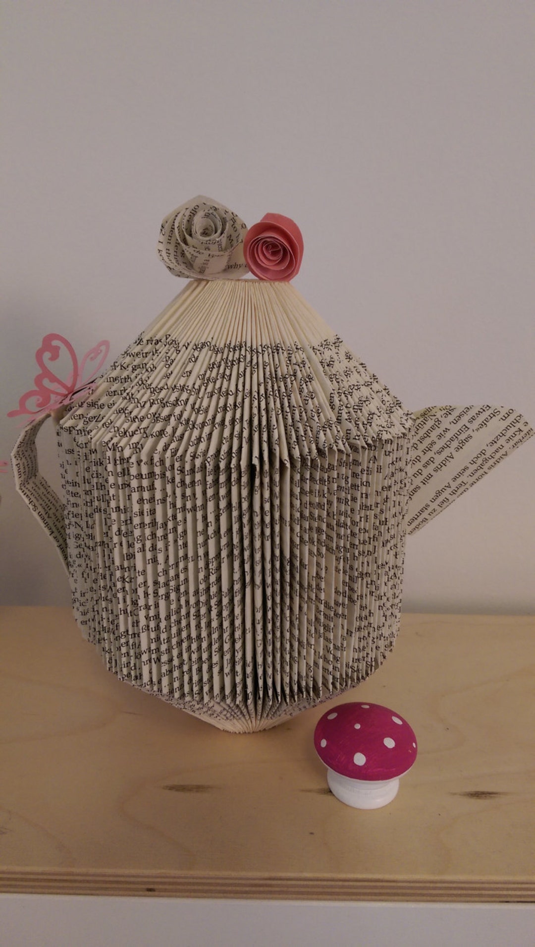 Teapot Book Folding Tutorial Etsy