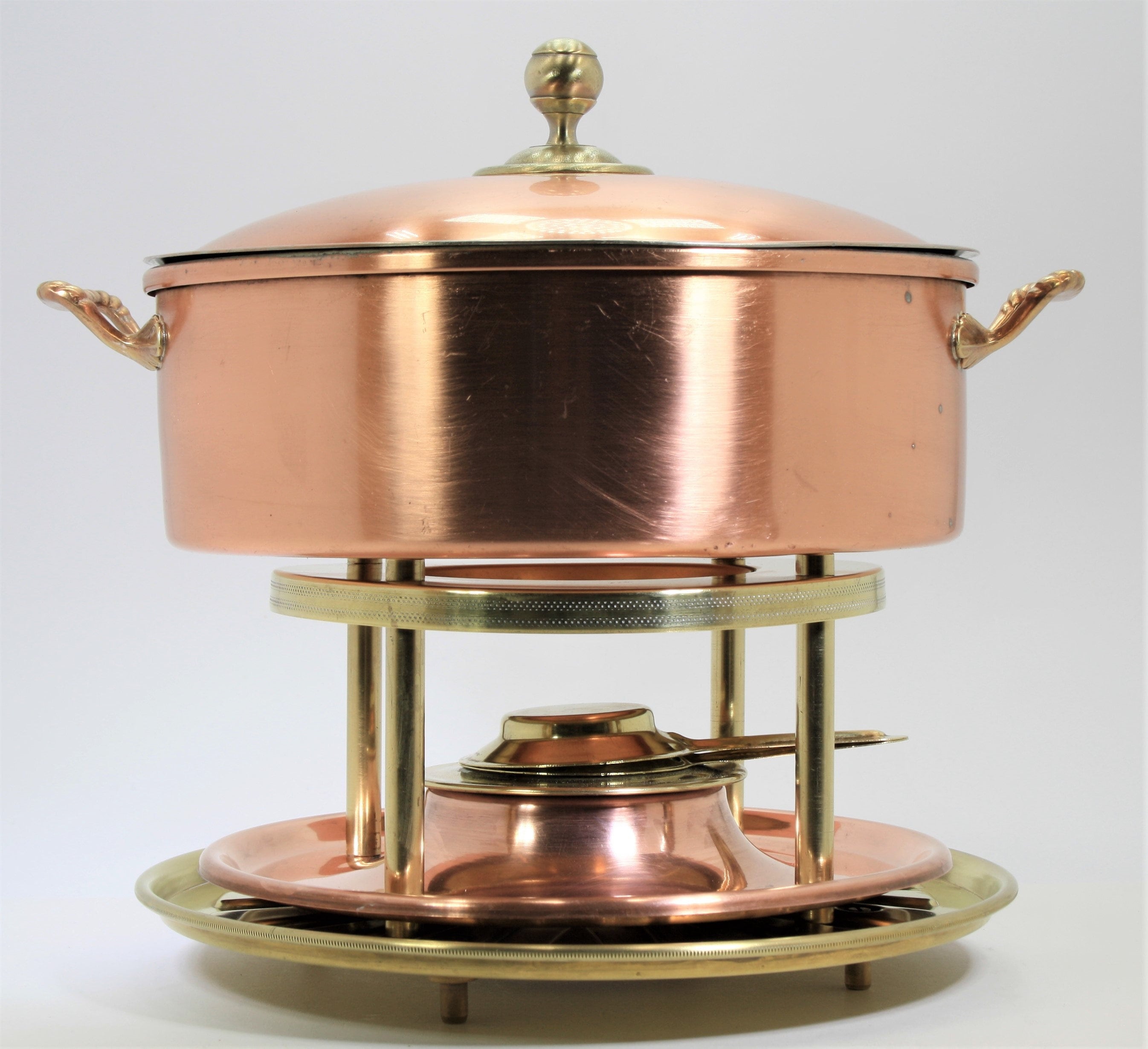 Mauviel Copper Fondue Pot