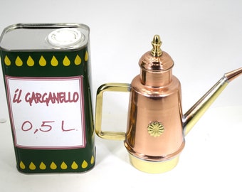 Handgefertigte Kupferöl-Menge / Öl-Menge / Ölspender / Kupfer-Öl-Menge / 0,5 Liter PROMO BASIC ECONOMIC Versand