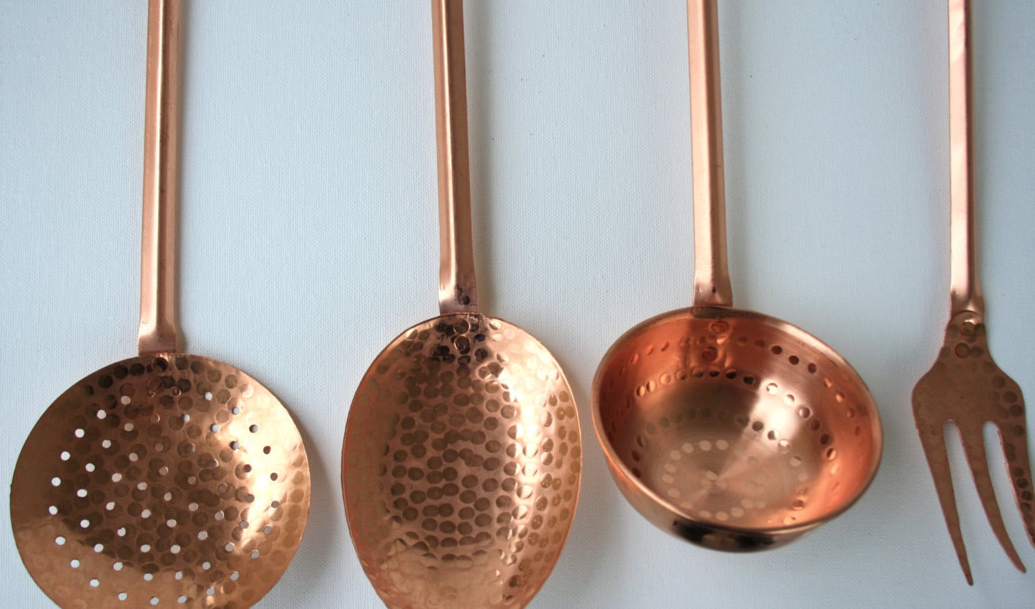 Copper Kitchen Utensils/copper Kitchen Tools Etsy
