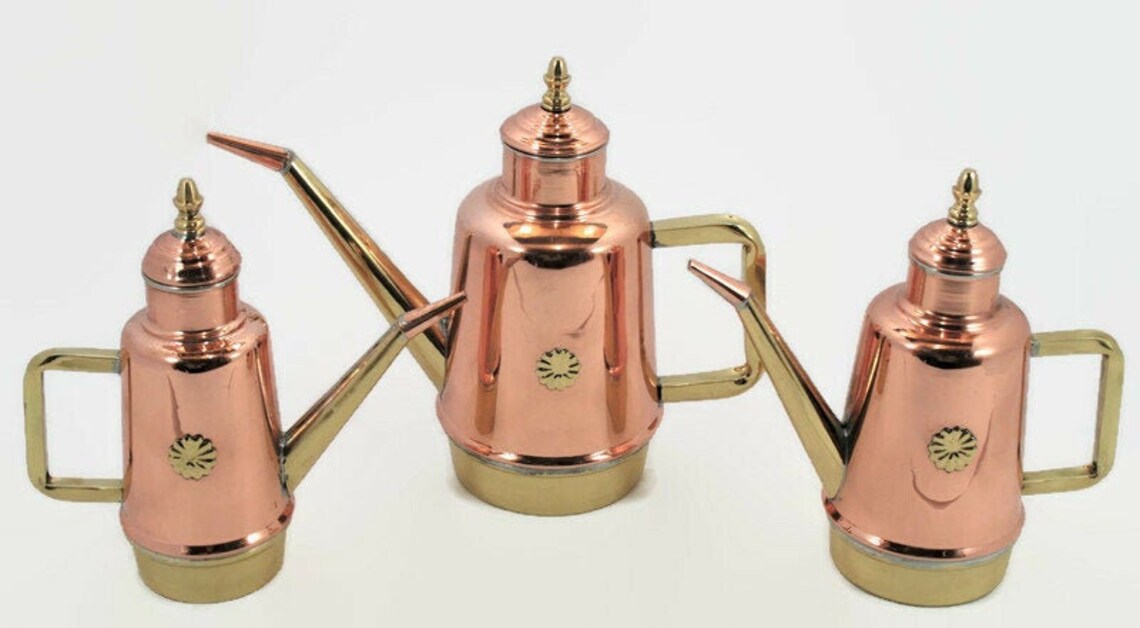Oil Cruet / Oil Dispenser / Copper Oil Cruet / Handmade Cruet Etsy