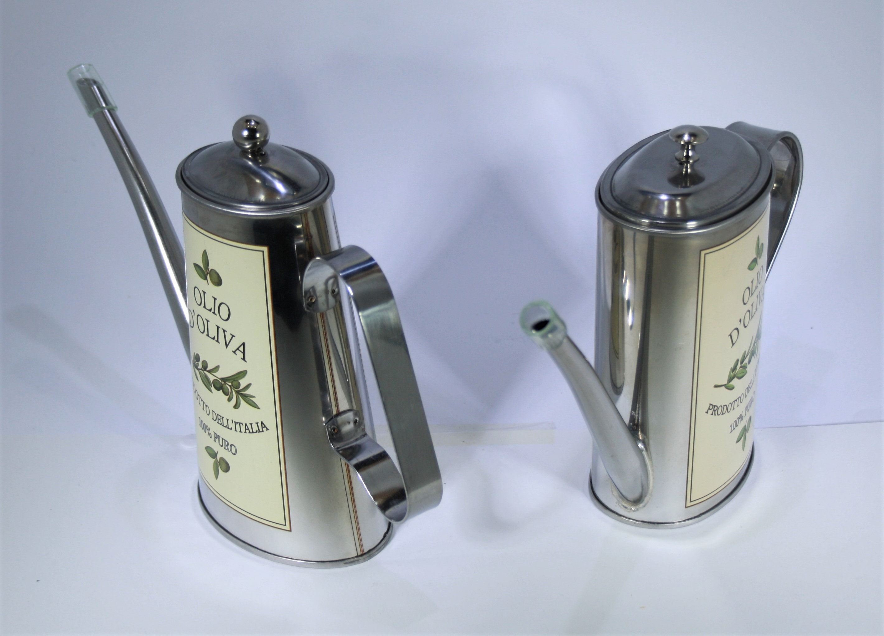 Oil Cruet / Oil Dispenser / Steel Oil Cruet / Olive Oil Cruet Etsy