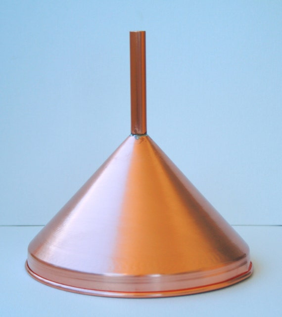Copper funnel 23 cm Etsy