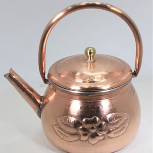 Vintage Copper Teapot 2 L