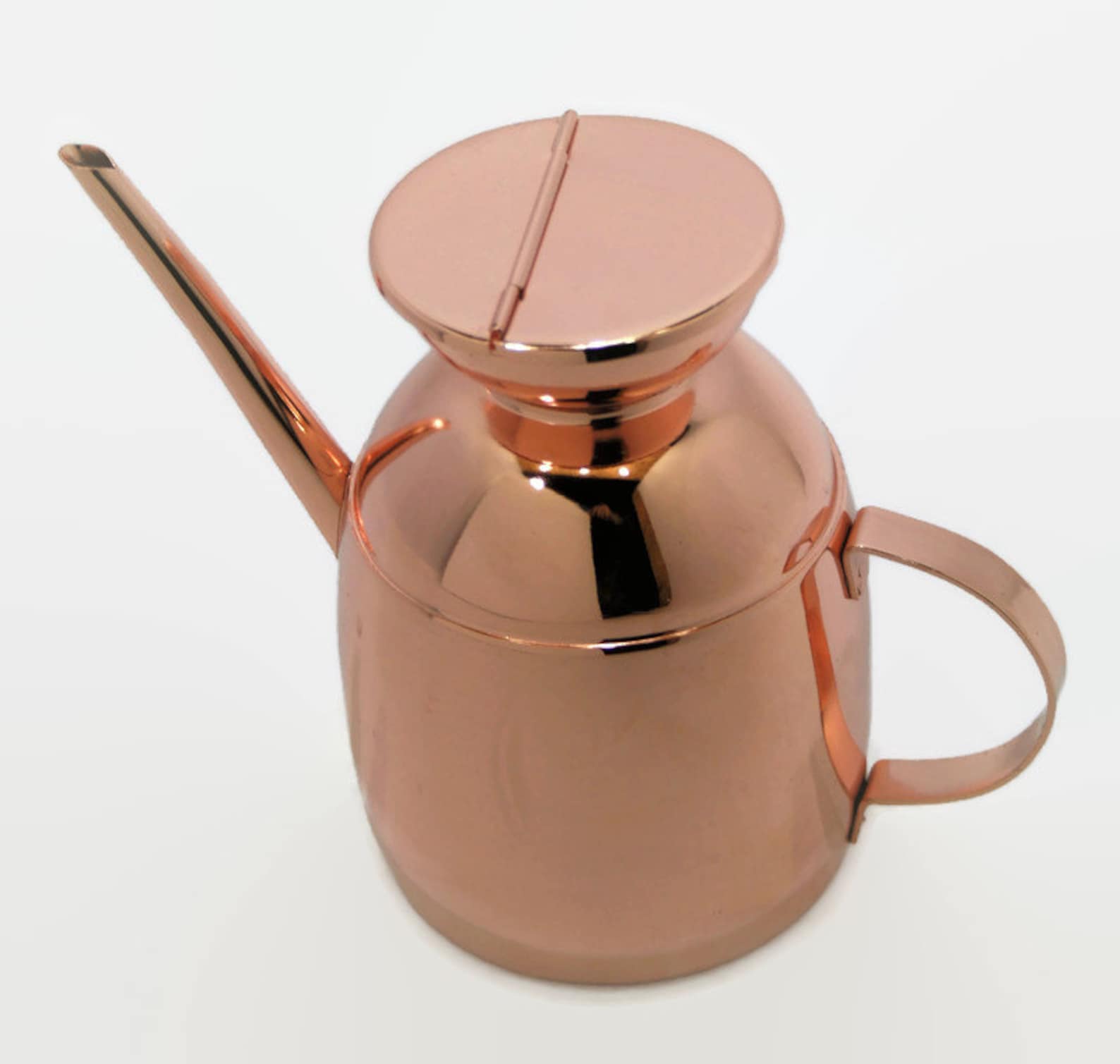 Oil cruet vintage design and copper color / oil dispenser / Etsy